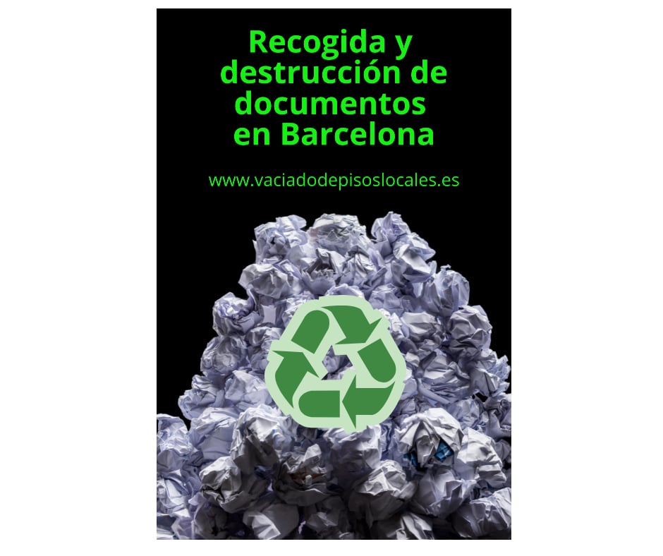 Recogida y destrucción documentos Barcelona